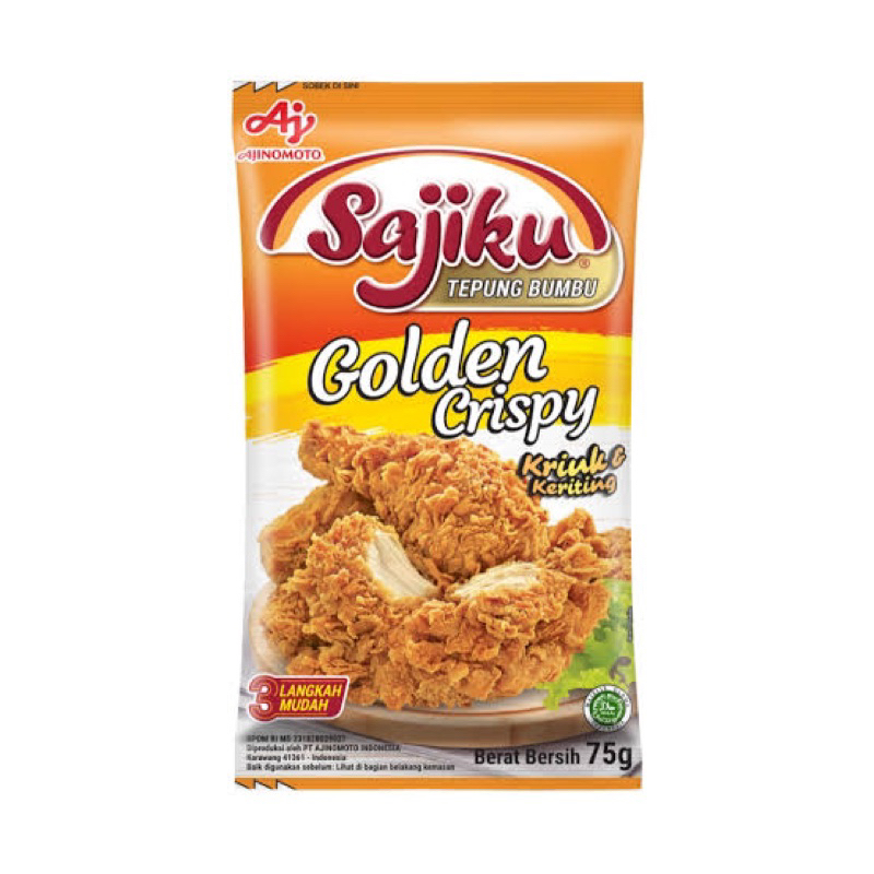 

Sajiku Tepung bumbu golden crispy - 75g