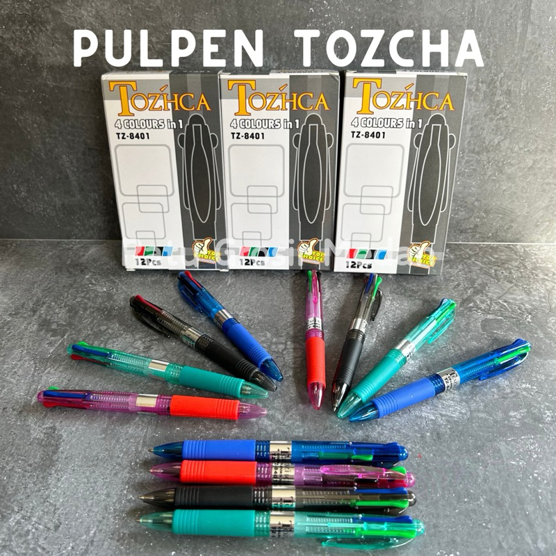 

PULPEN TOZHCA 4 WARNA PER LUSIN (12PCS)