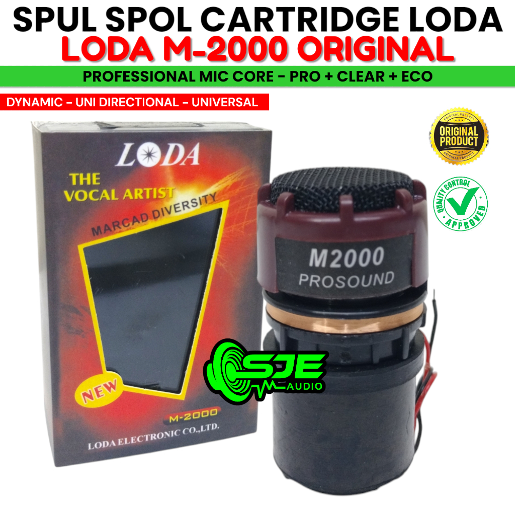 SPUL SPULL MIC LODA M2000 M 2000 M-2000 SPUL LODA ASLI MICROPHONE SPOL SPOOL SPUL SPULL CARTRIDGE KA