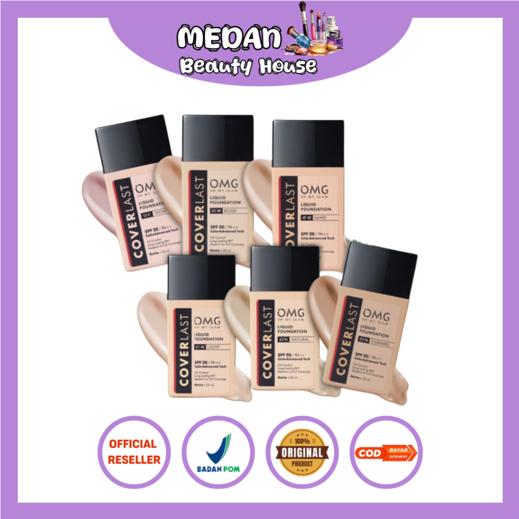 OMG(FOUNDATION) Coverlast Liquid Foundation | OMG Foundation 25ml