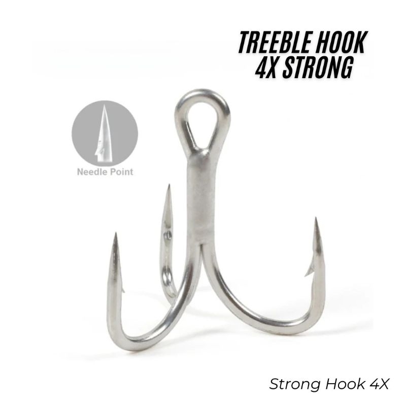 treble hook DANTEX 4x STRONG
