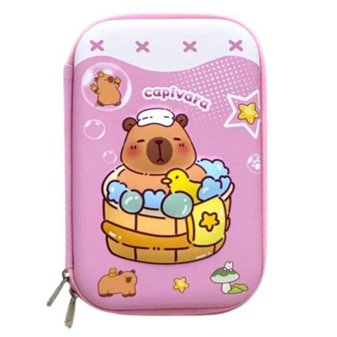 

Kotak Pensil 3D Capybara Tempat Pensil 3D Timbul Kotak Pensil Karakter Anak Lucu Capibara Wadah