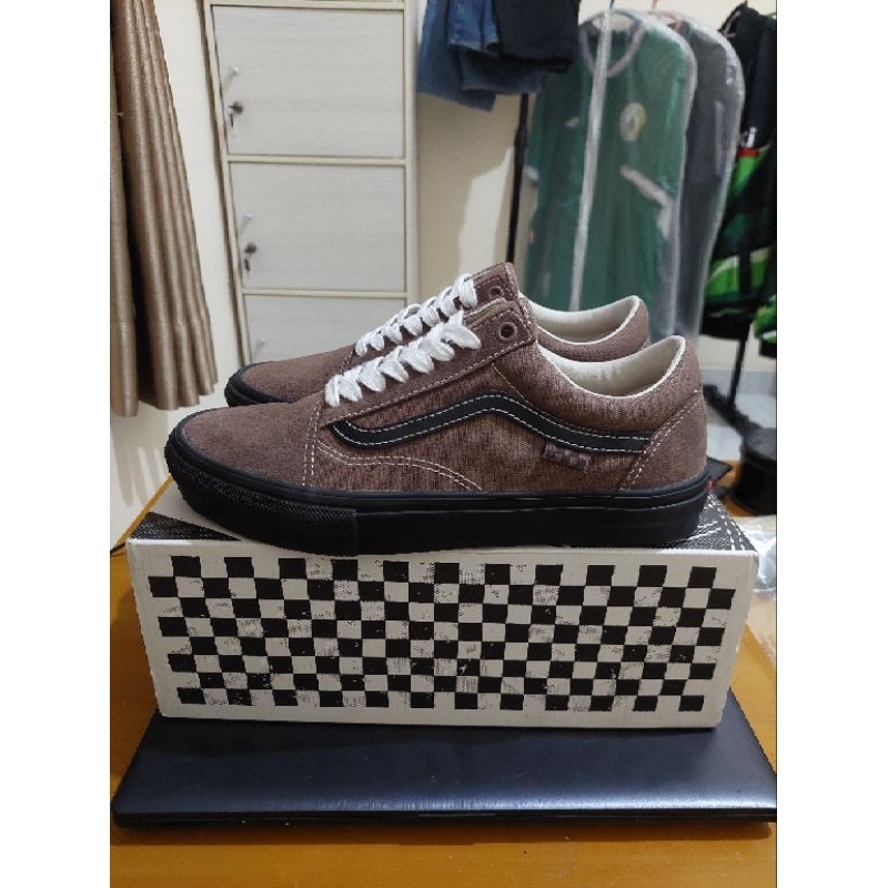 Vans Oldskool skate pro Taupe (barang resmi pt. Navya)