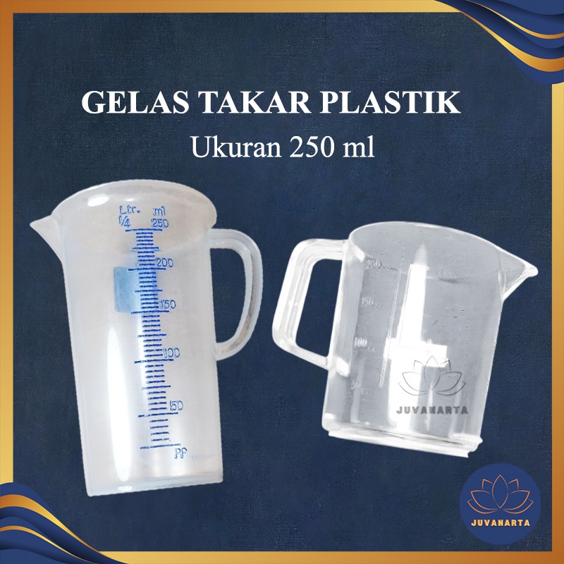 Measuring Cup Gelas Takar Plastik Gelas Ukur 250 ml cc