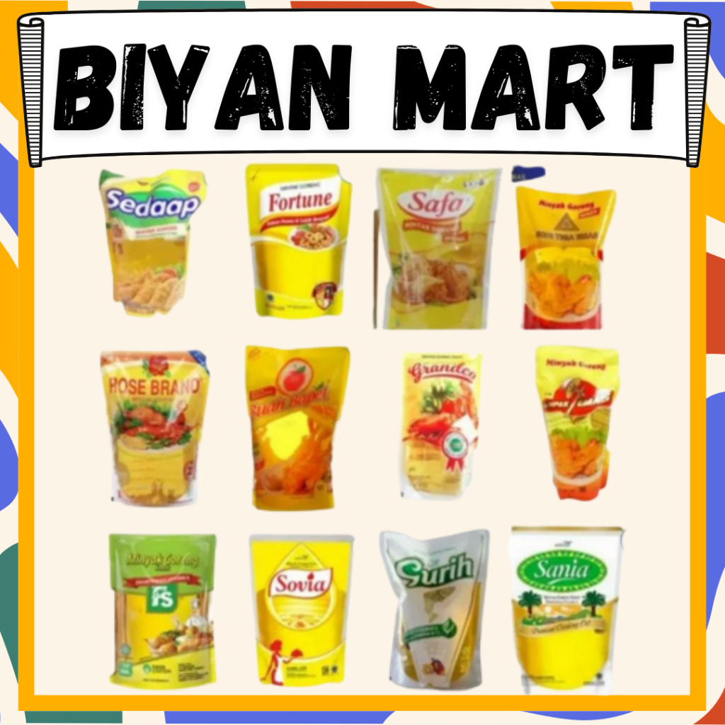 

MINYAK GORENG 1 LITER MERK RANDOM SESUAI STOK