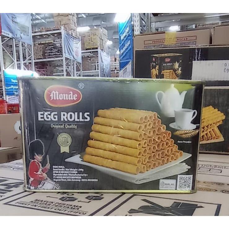 

MONDE BISCUITS SERENA EGG ROLL KALENG 300GR - BISKUIT EGG ROLL MONDE