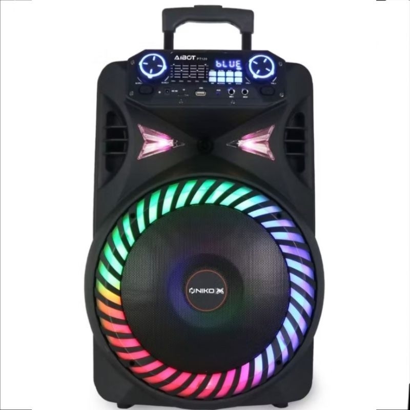 NIKO SPEAKER NEW AIBOT SERIES (PT 120) (PlasticTroley 12 inch) SPEAKER PT-120