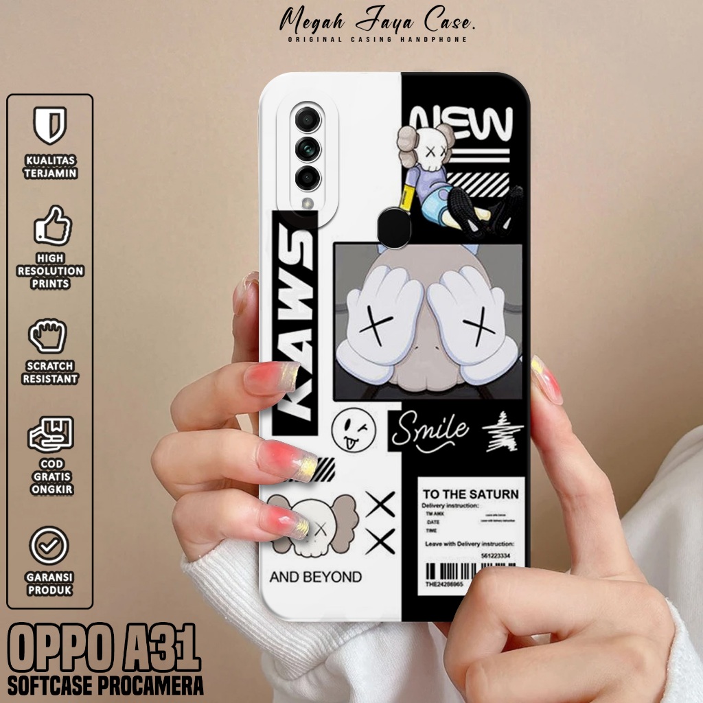 Softcase Hp Oppo A31 - Case Oppo A31 Motif AES - Casing Oppo A31 - Silikon Hp Oppo A31 - Pelindung H