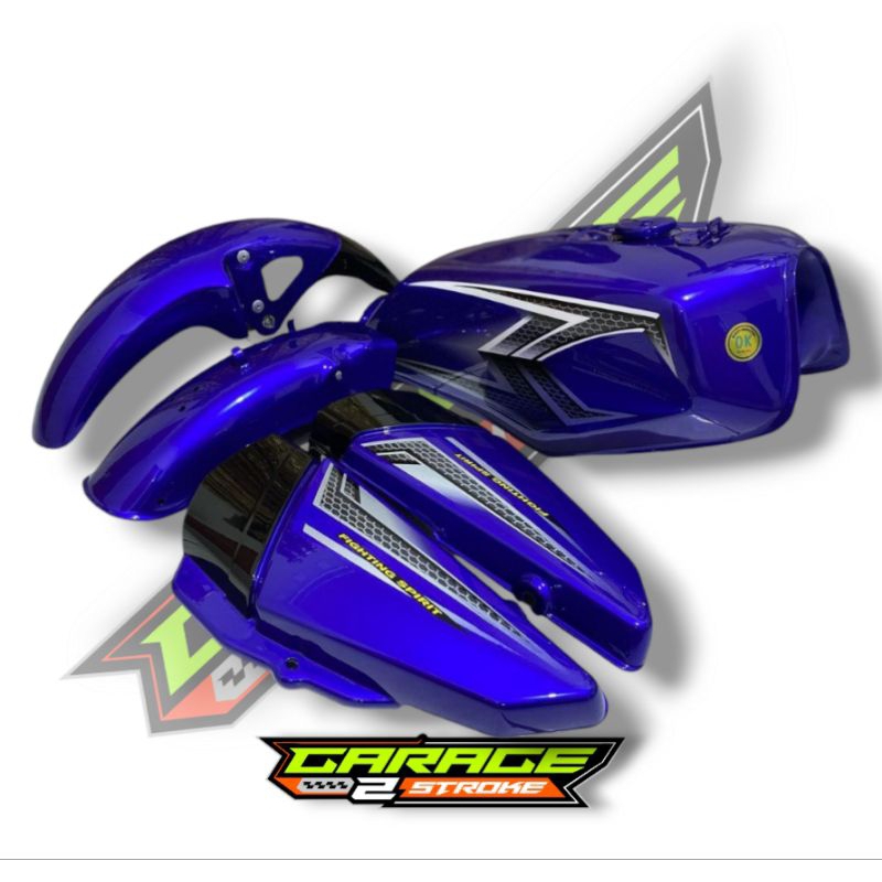 Body Bodi Set Yamaha RX King RXk Full Biru Tahun 2004