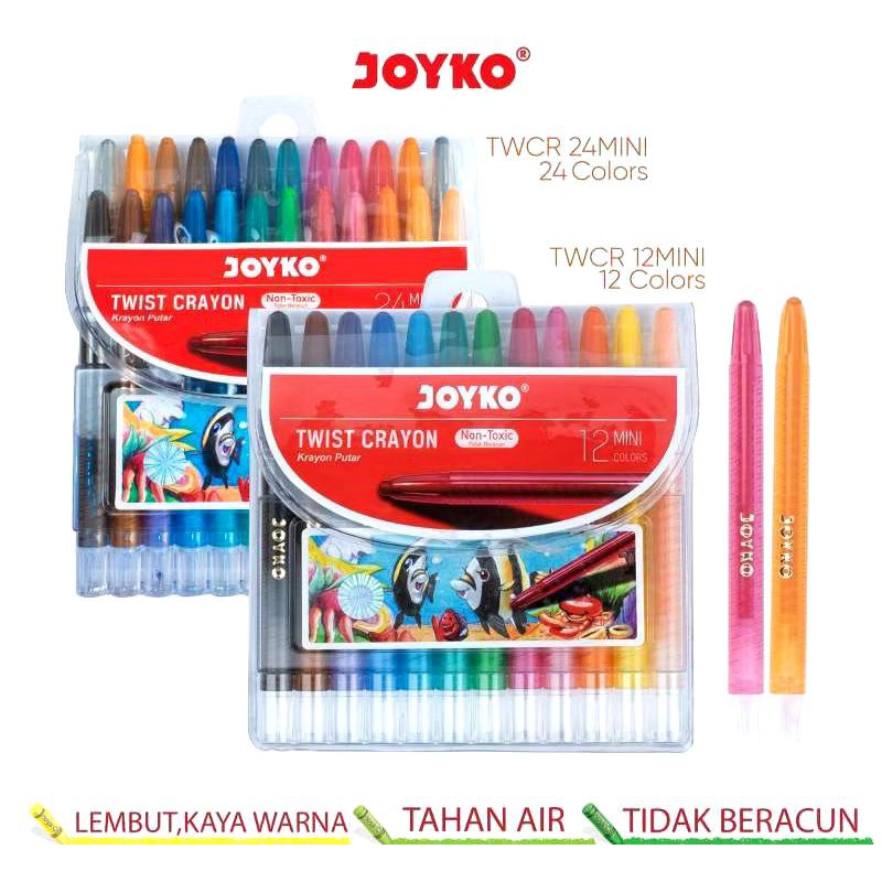 

crayon putar titi joyko 24 mini