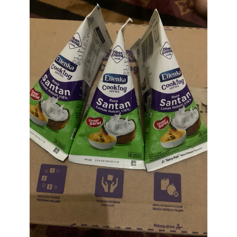 

(3PCS) SANTAN ELLENKA / FIBER SANTAN CREAME COOKING SERIES. SANTAN LEMAK NABATI TINGGI SERAT 65ml