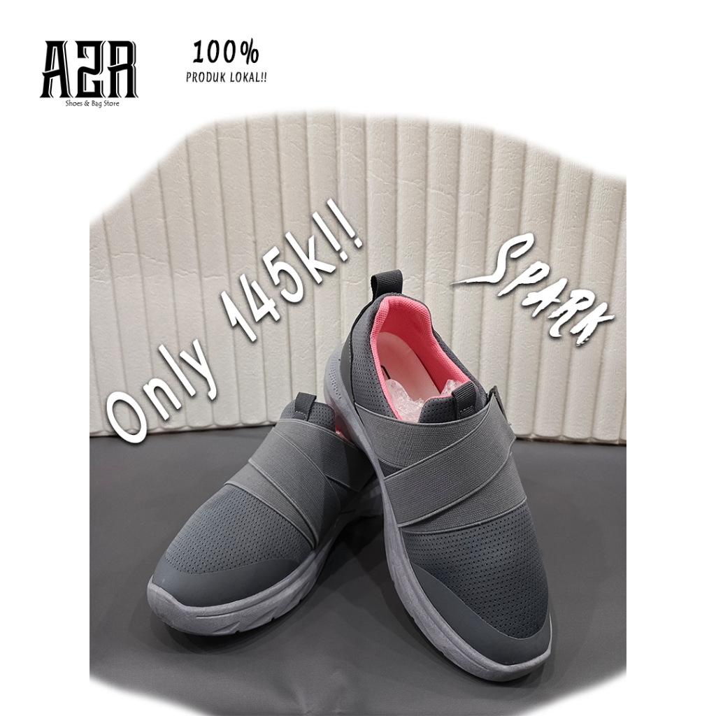 Sepatu santai Spark pink wanita