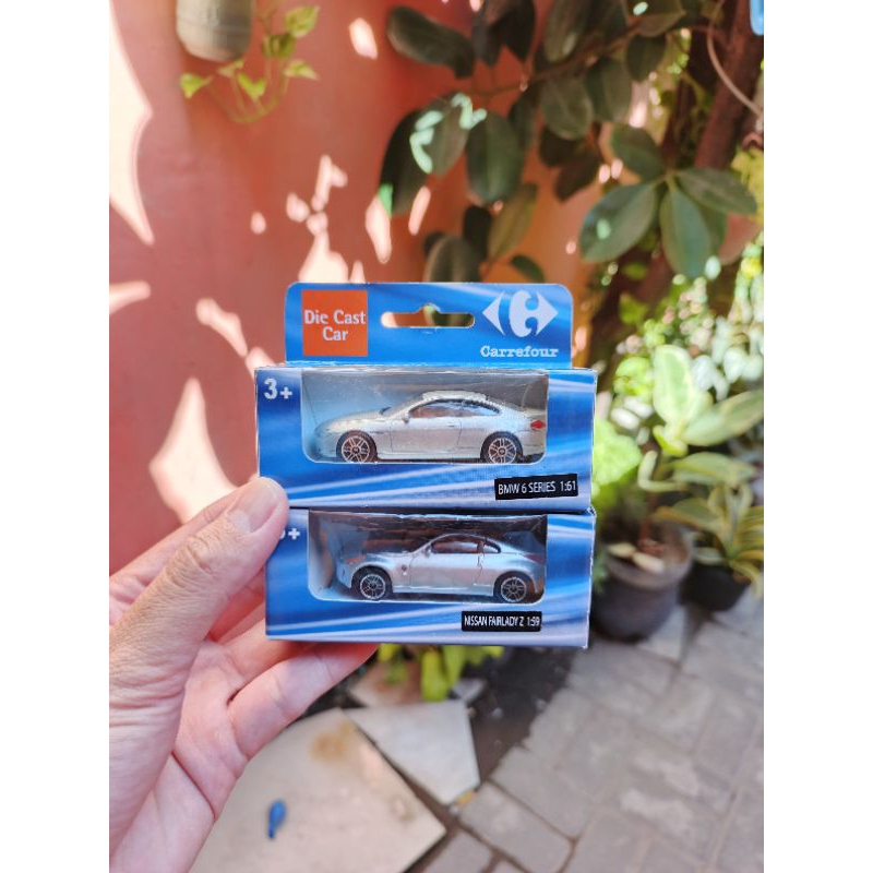 Diecast Nissan Fairlady 350 Z & BMW 6 Series Realtoy set 2 Pcs Realtoy Action City