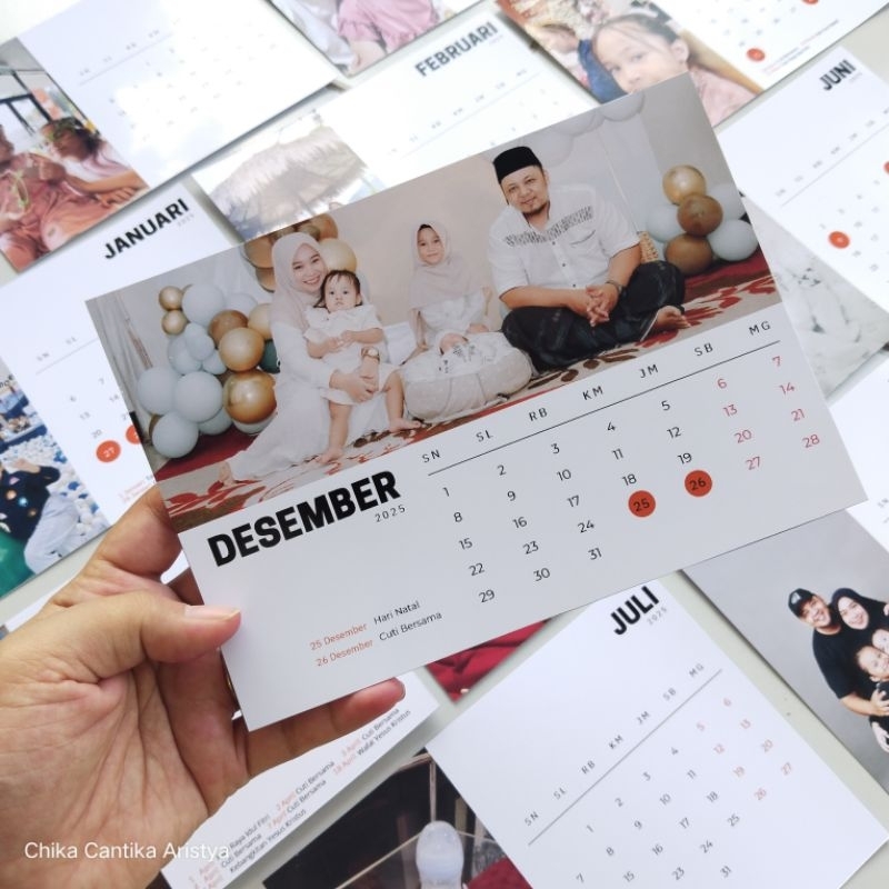 

Kalender Meja 2025 + Notes/Foto | Bebas Custom Free Desain | Murah Meriah