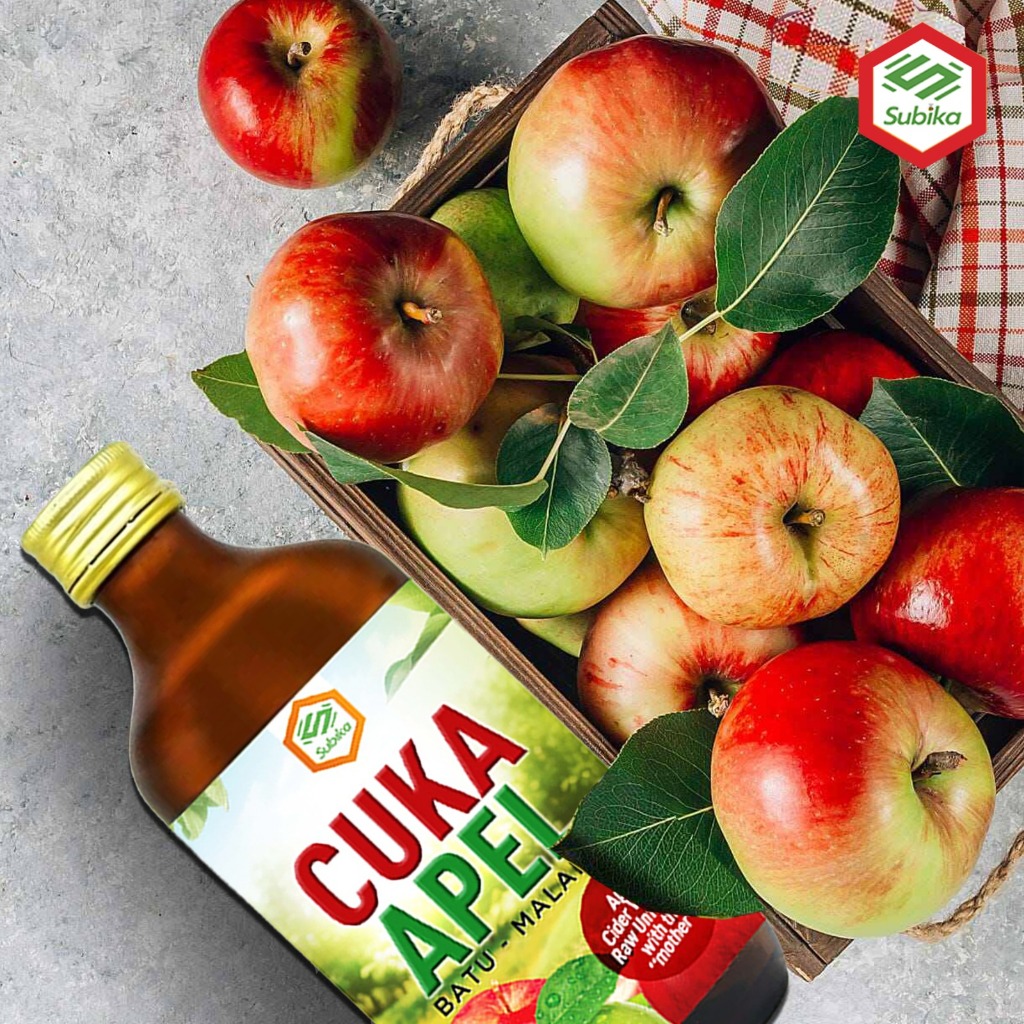 Cuka Apel Batu Malang Subika 320ml Grade A