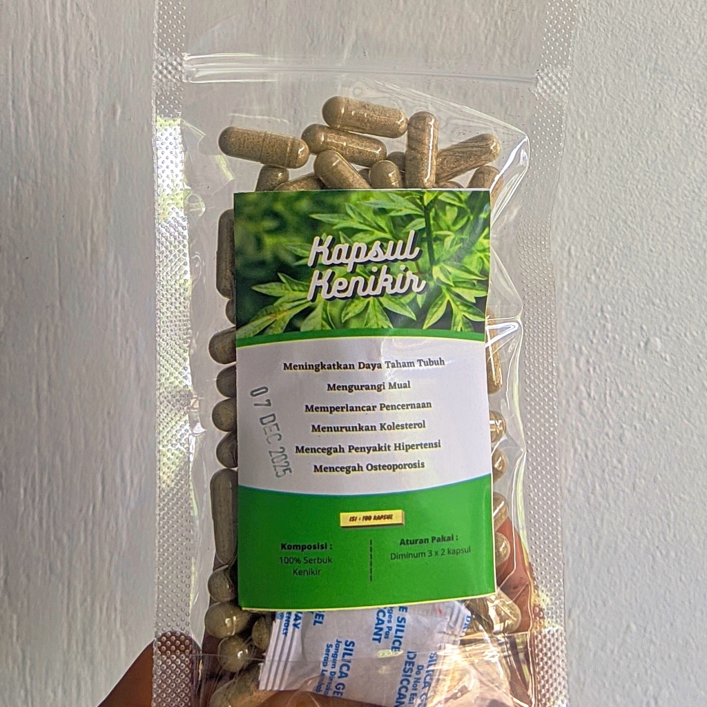 Kapsul Daun Kenikir isi 100 Kapsul Murah Alami Herbal