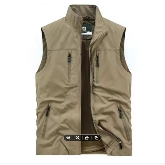 BIG SALE Jaket rompi polos pria wanita/rompi motor/rompi lapangan/4 saku luar 1 saku dalam