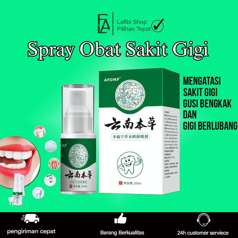 AMPUH Semprotan Sakit GIGI pereda nyeri sakit gigi Obat Sakit Gigi Berlubang Ampuh Obat Sakit Gigi S