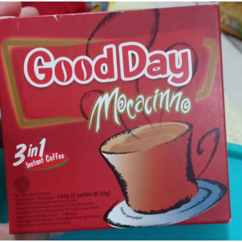 

Kopi Good Day mocacinno 3in1 100g