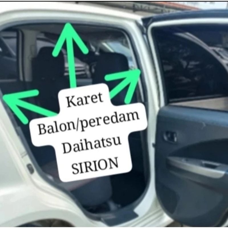 karet balon karet peredam pintu mobil sirion original