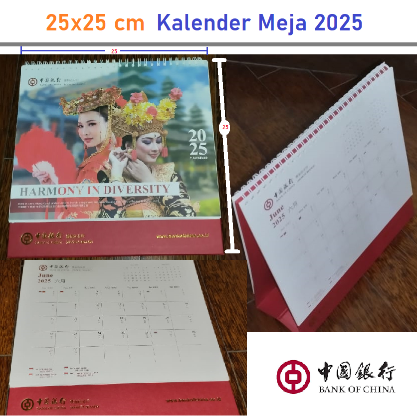 

Kalender meja Bank of China Baru NEW