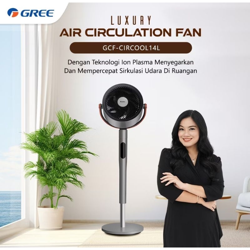Kipas Angin Gree GCF-CIRCOOL14 / Luxury Air Circulation Fan CIRCOOL14L / GCF 14L