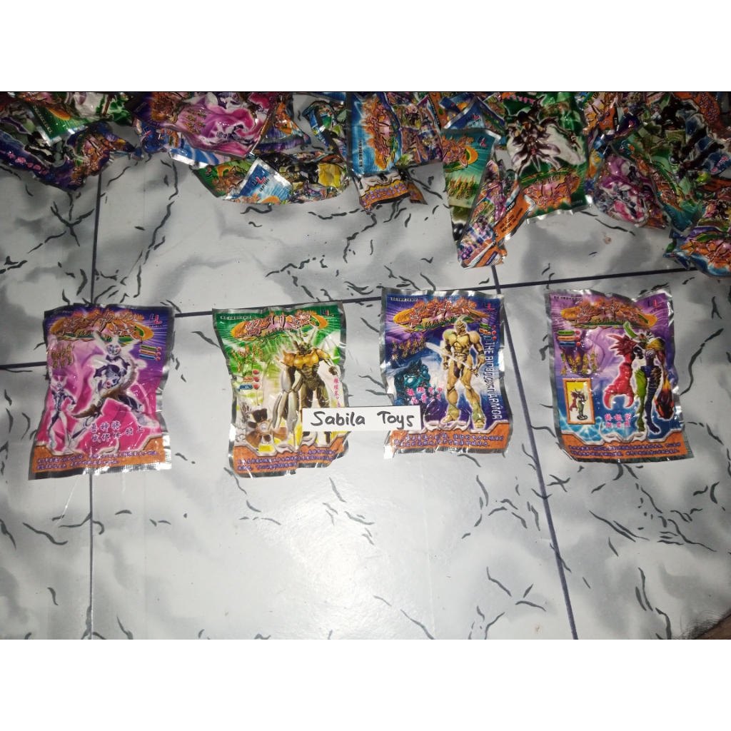 Robot grenjeng/robot karet mainan anak 1 pack isi 20 pcs