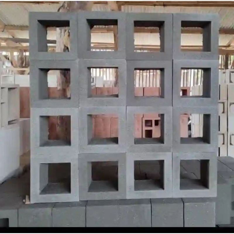 Roster Beton Minimalis, Loster Beton Minimalis Kotak Polos 15×15