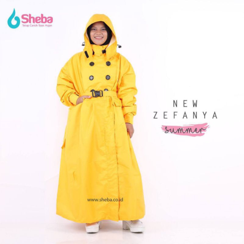 Jas Hujan Muslimah Gamis SHEBA NEW ZEFANYA