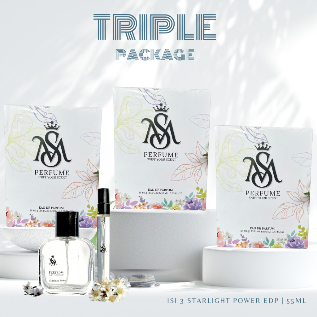 [BELI 3 HARGA MURAH] STARLIGHT POWER EDP by SM PARFUME | 55 ML