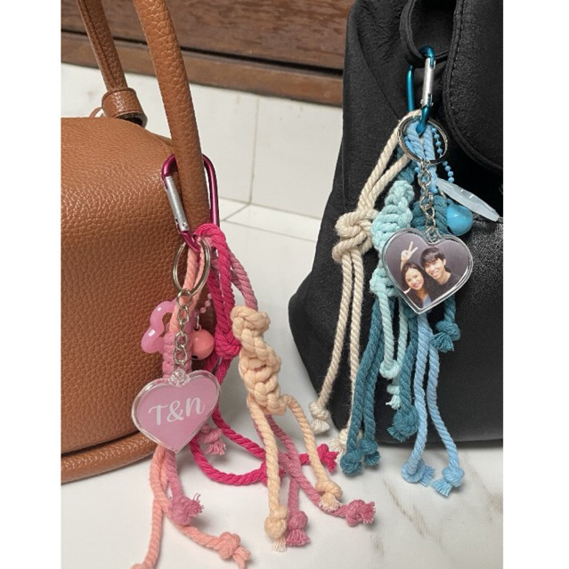 Gantungan Kunci Couple/ Gantungan Kunci Best Friend/ Hadiah Valentine/ Gantungan Tas/ Hadiah Unik Pa