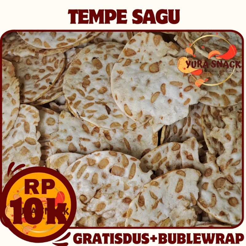 

Snack Kiloan Keripik Tempe Sagu Camilan Gurih 250gr - Tempe Oven snack Enak Dan Murah