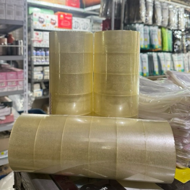 

LAKBAN MURAH BENING COKELAT 90 YARD ISI 6 ROLL MATSTONE