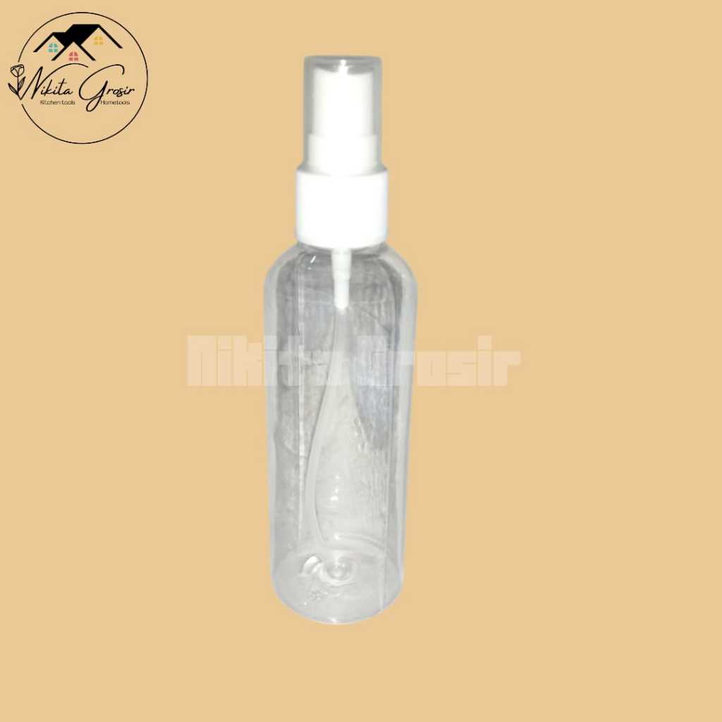 (100ml) Botol Spray Plastik 100ML / Botol Semprot Plastik Bening / Spray Bottle