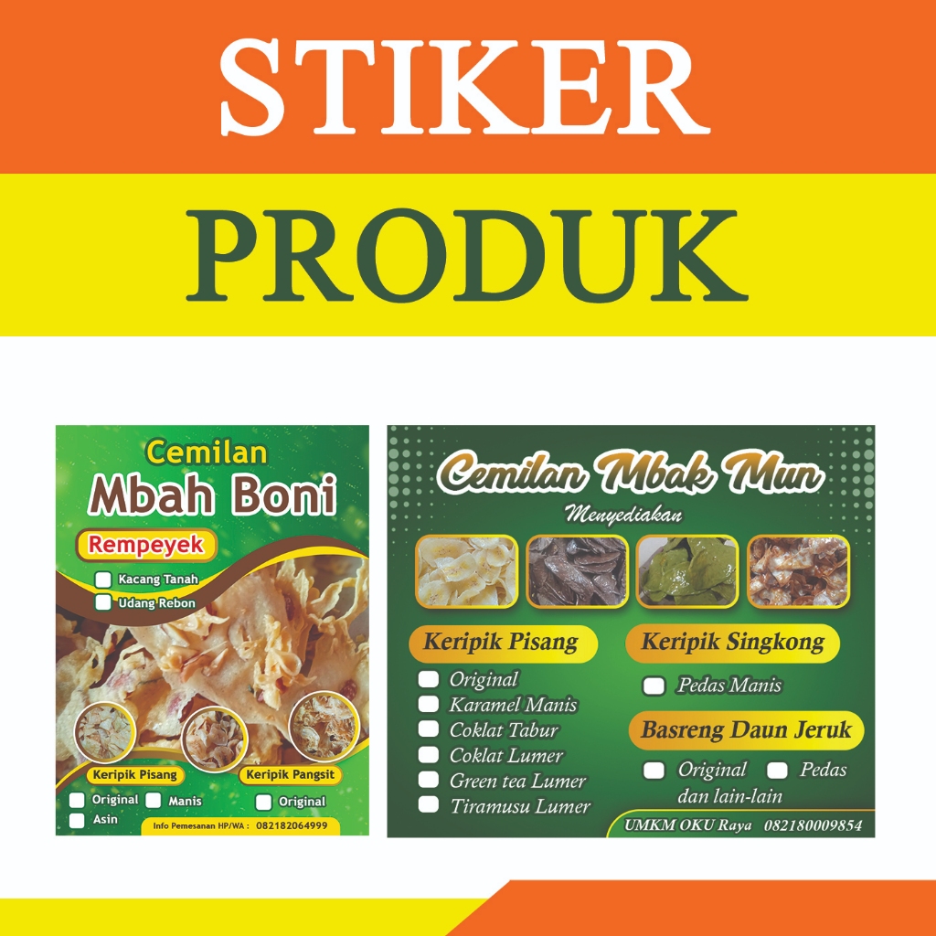 

STIKER PRODUK CUSTOM UKURAN A4