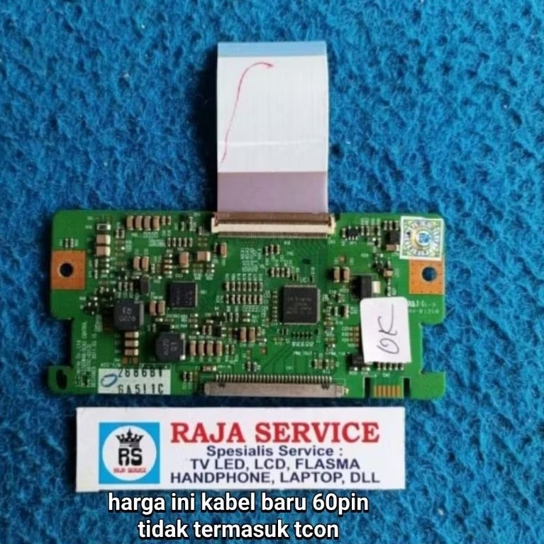 kabel baru tv LG 32LD330 LG32LD330 lvds flaxible dari tcon ke panel