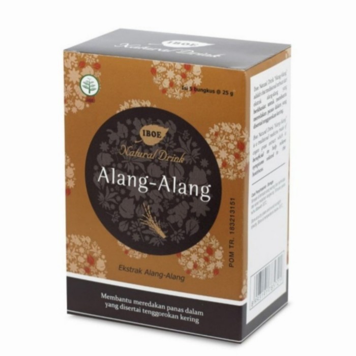 

IBOE NATURAL DRINK ALANG-ALANG BOX ISI 5 SACHET Untuk Meredakan Panas Dalam