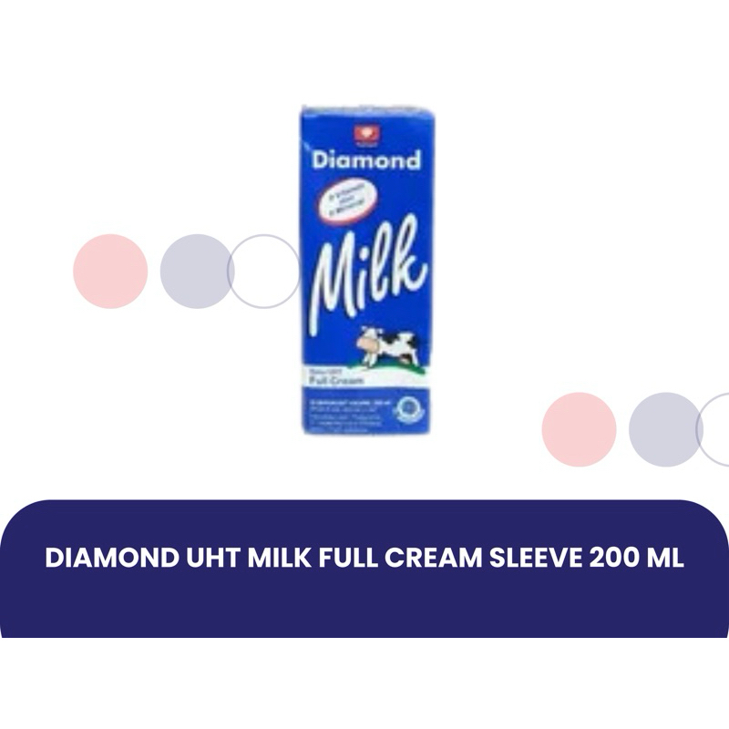 

Diamond susu UHT Full Cream Milk Choco Strawberry 200 ml