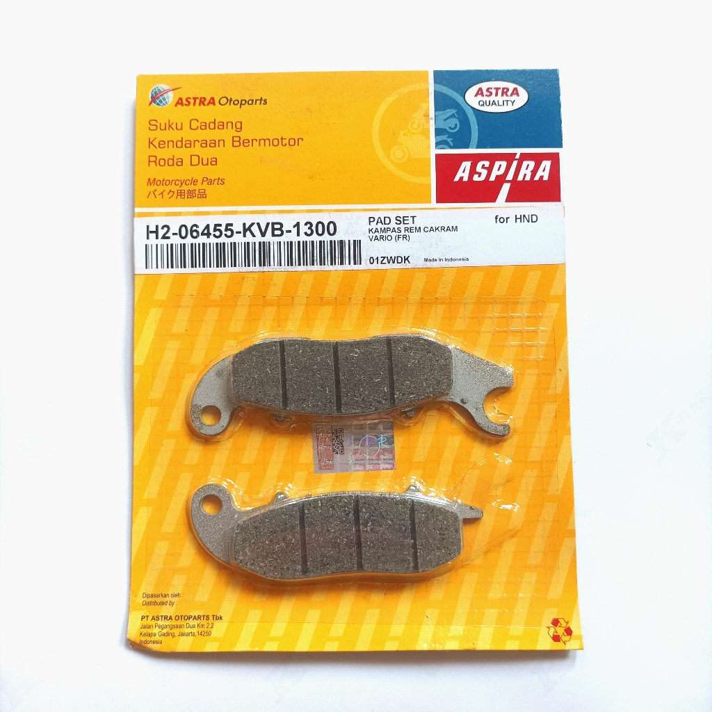 KAMPAS REM DEPAN VARIO 110 KARBURATOR ASPIRA