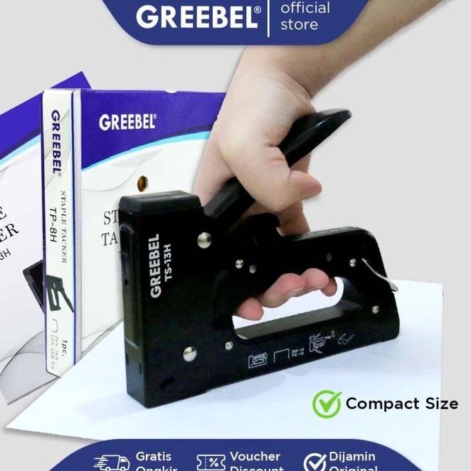 

GREEBEL Staple Tacker / Gun Tacker/ Stapler Tembak TS-13H