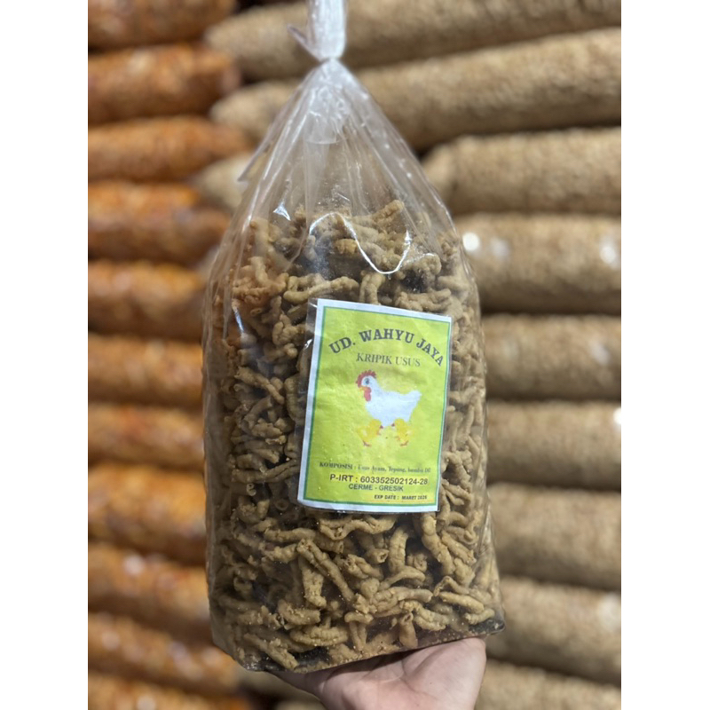 

1KG-Kripik Usus ayam crispy paling murah best seller