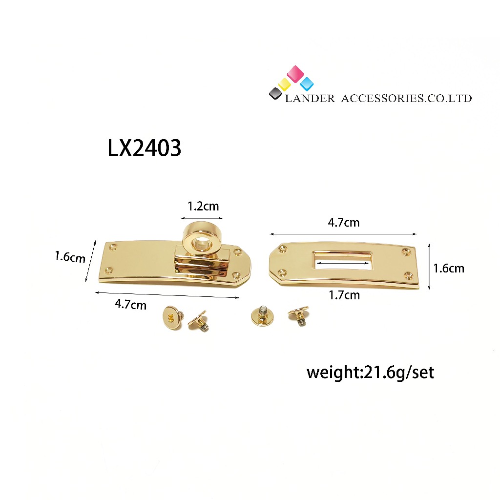 Buckle Bakel Gasper Gesper Kepala Sabuk Ikat Pinggang Metal Alloy LANDER /  Head Belt / LX-2403 / Sh