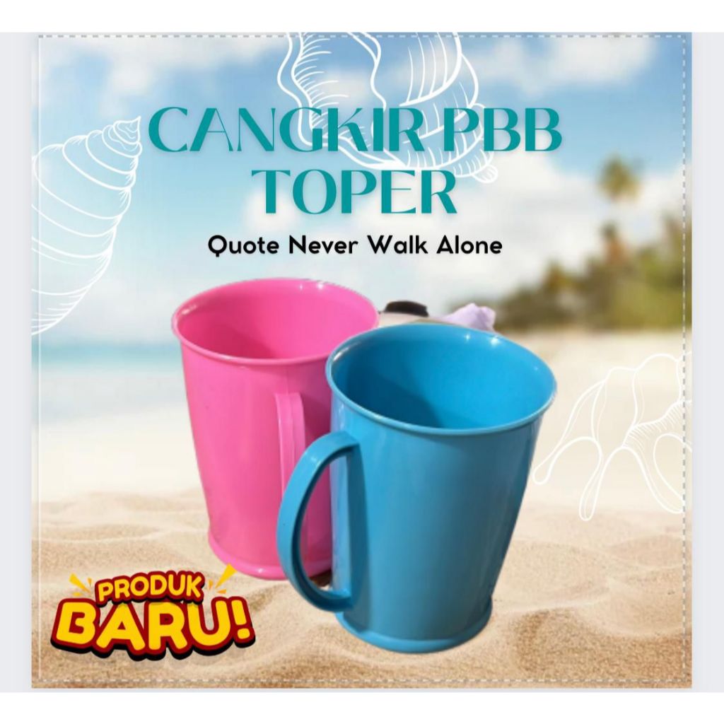 1pcs CANGKIR PLASTIK / GELAS PLASTIK / CANGKIR GAGANG PLASTIK / CANGKIR MINUM PLASTIK