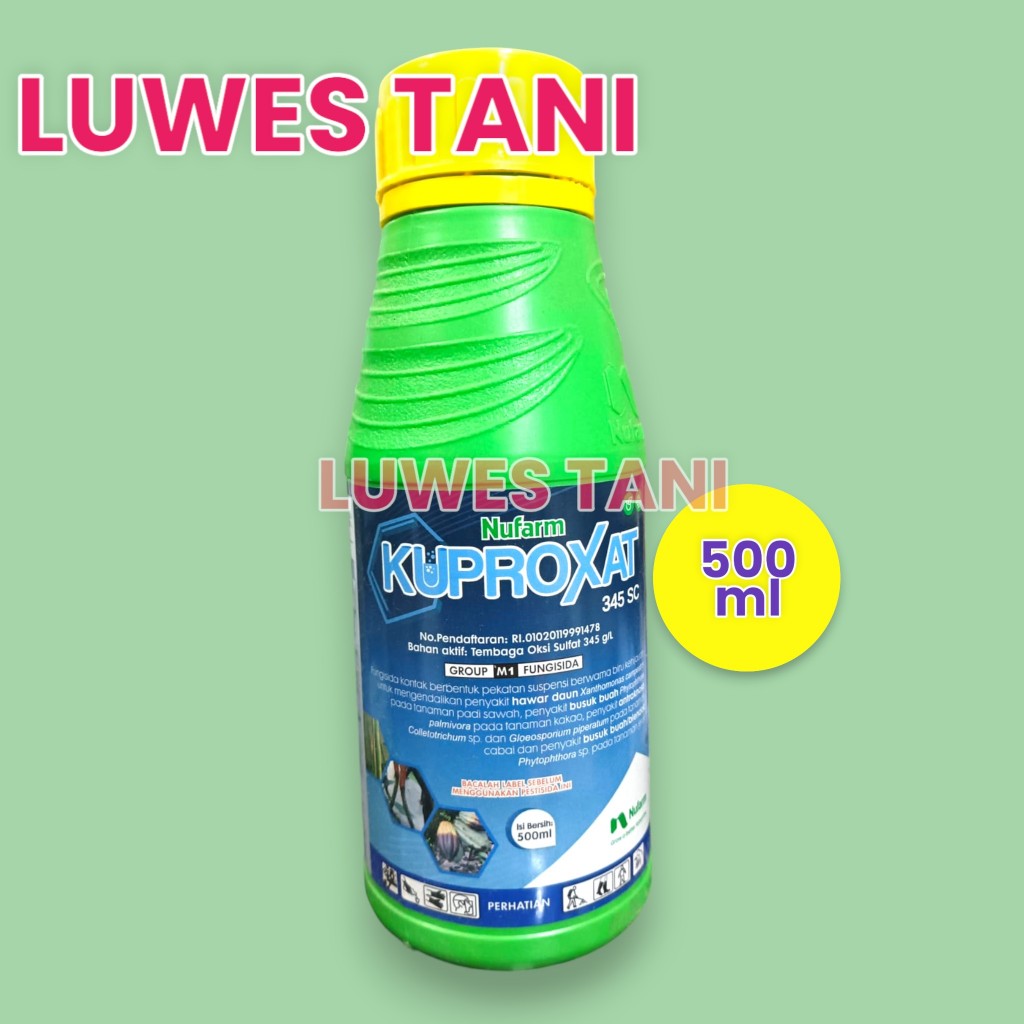 Fungisida Kuproxat 345 SC kemasan 500 ml Nufarm Indonesia Untuk Kresek