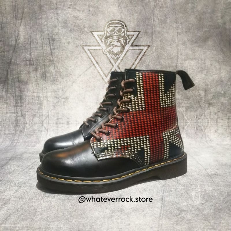 Dr.martens 1460 Flag union jack (RARE) made in england / Docmart / doctor martens / union jack boot 