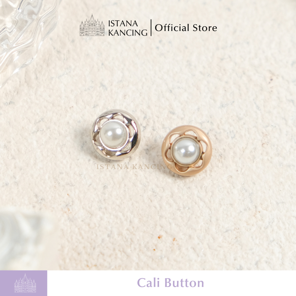 Kancing Baju Kecil Gold Silver Mutiara Unik Mewah Kancing Gamis Cali | Istanakancing.id