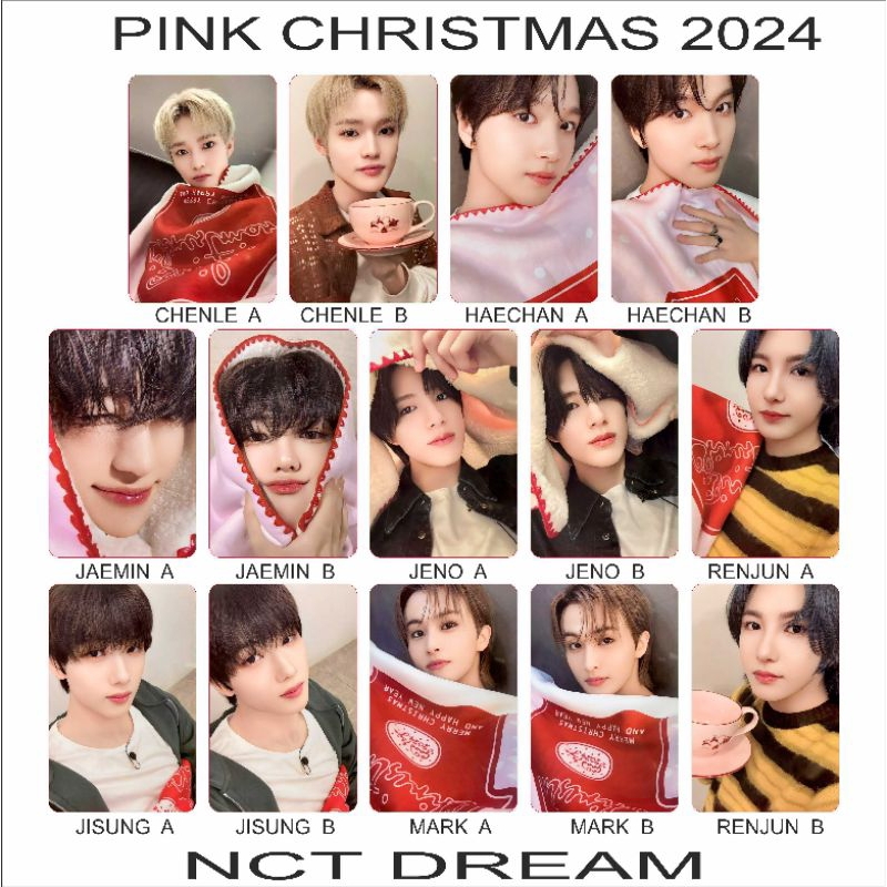 (BISA SATUAN) NCT Dream Pink Christmas 2024 Photocard Kpop