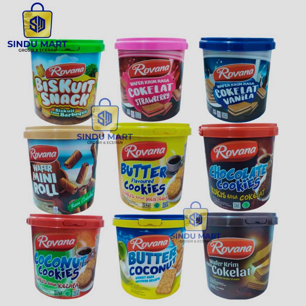 

Rovana biskuit, kukis, wafer timba all varian murah | shopee sindumart