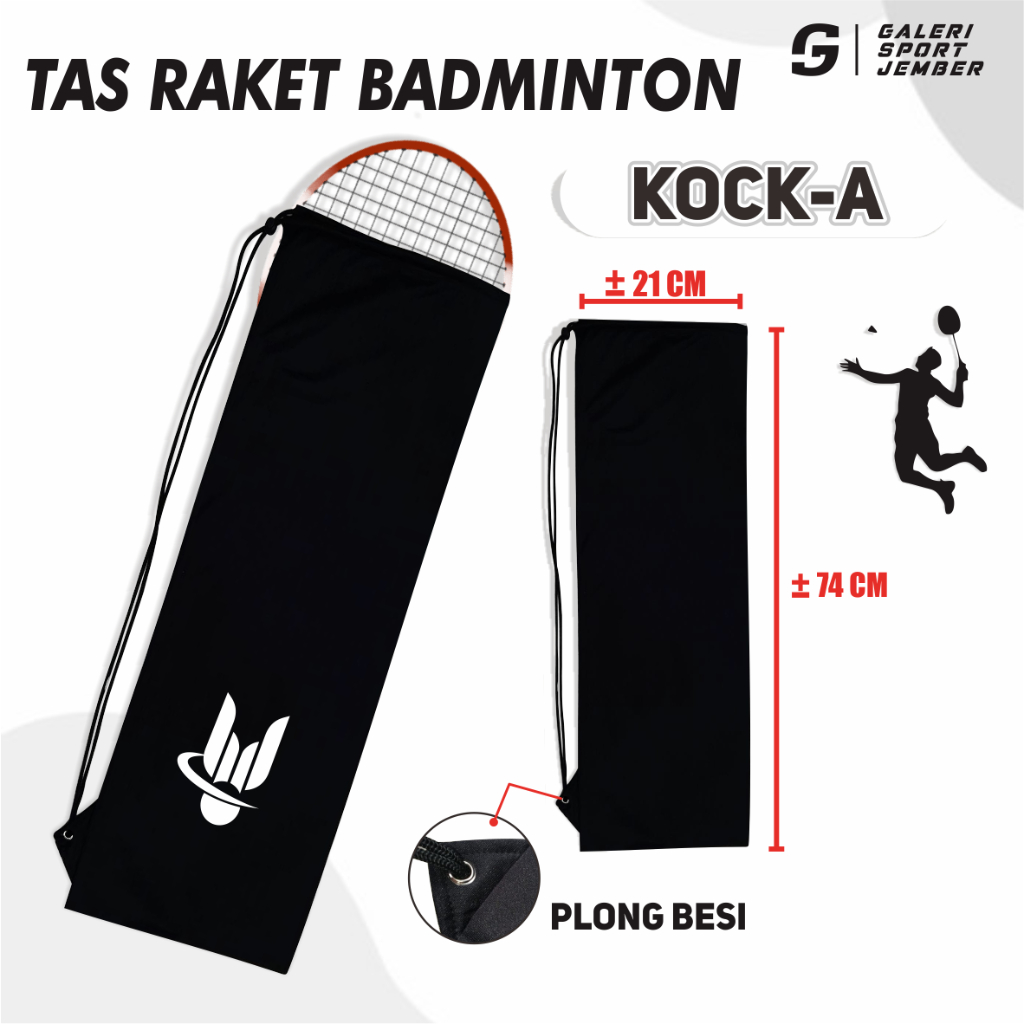 Tas raket badminton bulutangkis tas raket kain tas raket murah racket bag sarung raket kain