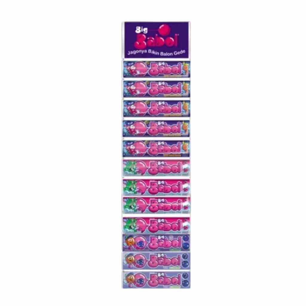 

Chupa Chups Big Babol Renceng 20g x 12 pcs Permen Karet Rasa Tutti Frutti Stroberi & Krim Bluberry Bigbabol ChupaChups